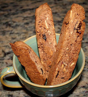 Cherry, Almond, & Lemon (Fused) Olive Oil Biscotti