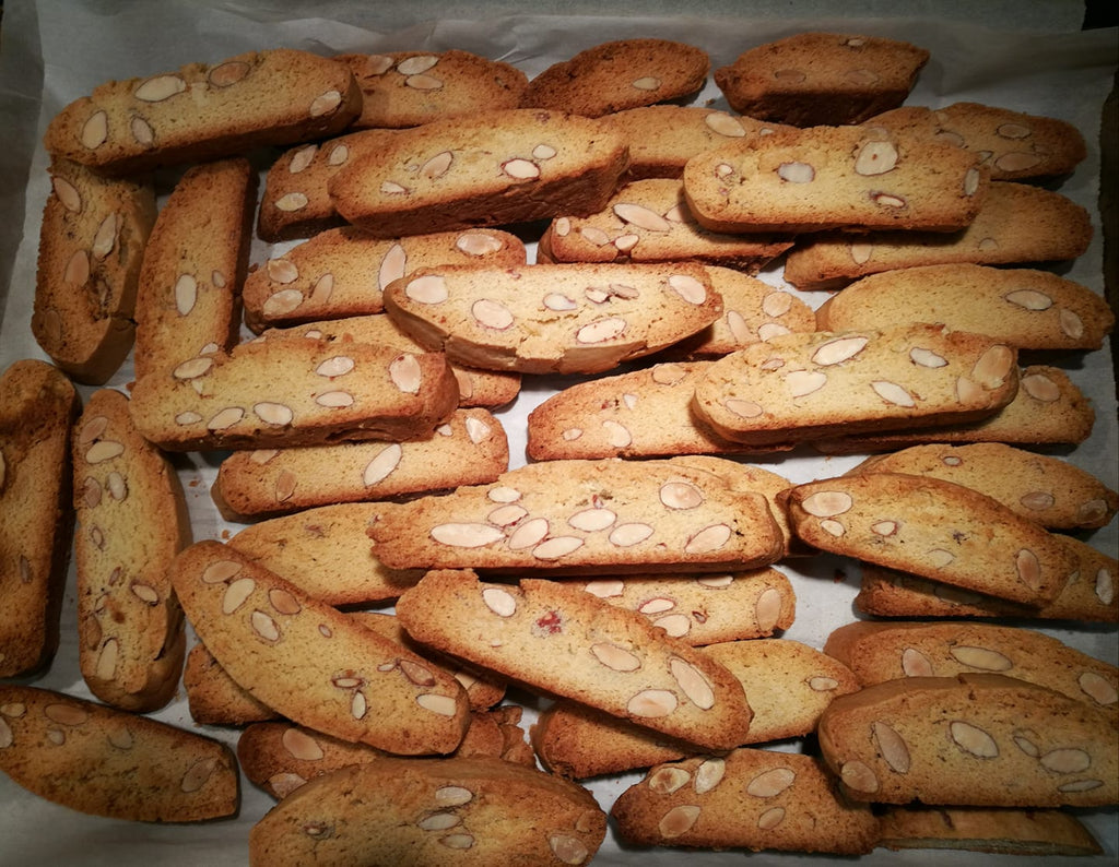 Lemon Extra Virgin Olive Oil and Almond Biscotti