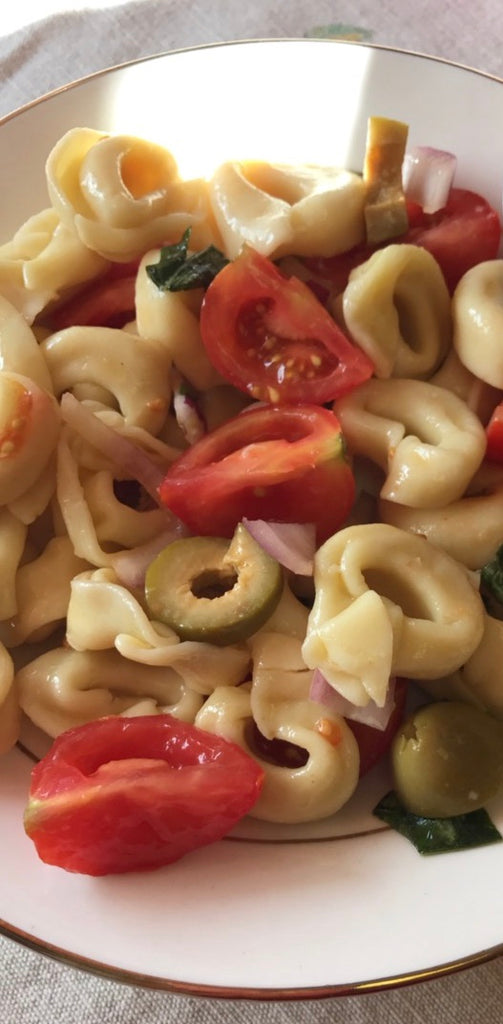 Greek Tortellini Pasta Salad